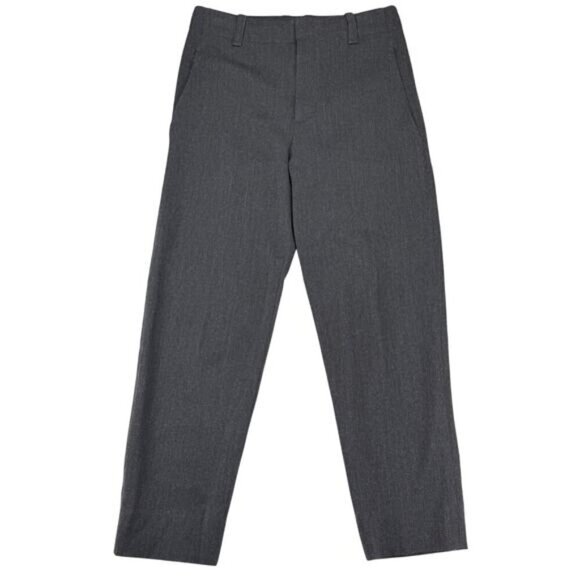 VINCE Wool Blend Crop Trouser Pant Sz 0 Gray - Picture 2 of 6